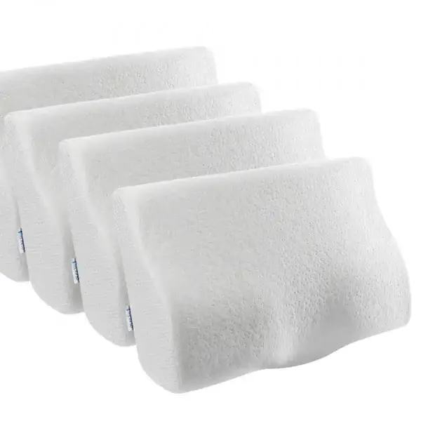 Set 4X perne cu suport cervical din spuma cu memorie pentru copii 12-16 ani 50x30, cu perforatii - Default Title
