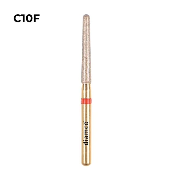 Set 5+1 Freze diamantate fine pentru finisare, aliaj rodium-platina - C10F