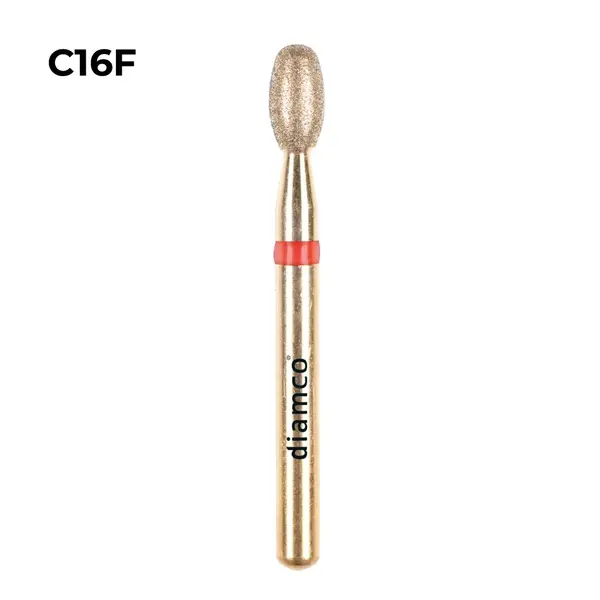 Set 5+1 Freze diamantate fine pentru finisare, aliaj rodium-platina - C16F