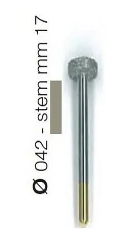 Set 5+1 Freze diamantate tip disc aliaj rodium-platina - S31