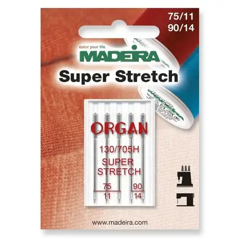 Set 5 ace de cusut, finete 75-90, materiale foarte elastice Madeira 9458