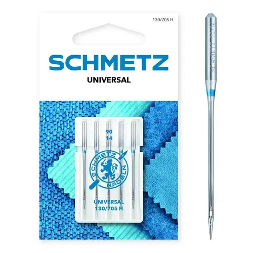 Set 5 ace de cusut universale, finete 90, Schmetz 130/705 H VDS