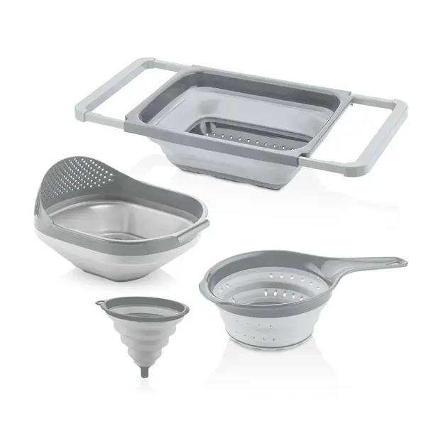 Set 5 buc strecuratoare sita ET-00110 Gri 38.5x26.3x12 cm
