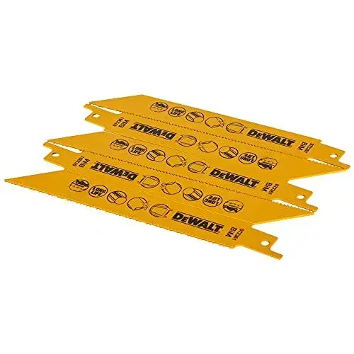 Set 5 bucati panze BiM pentru fierastrau sabie, 152 mm, DT2361-QZ, Dewalt