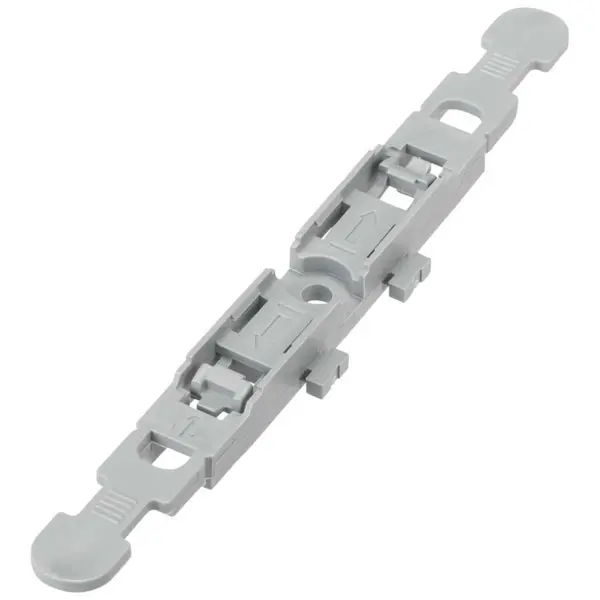 Set 5 bucati suporti pentru 1 clema prelungire cabluri Wago cu prindere pe sina Wago 221-2501
