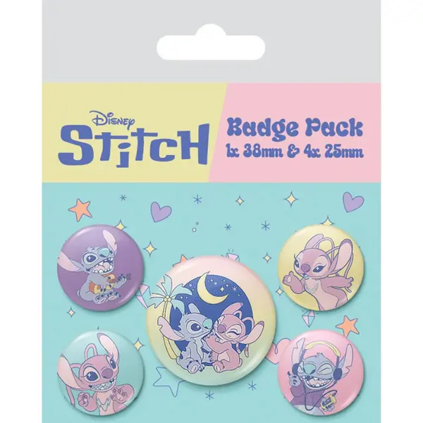 Set 5 Insigne Lilo & Stitch - Planetary