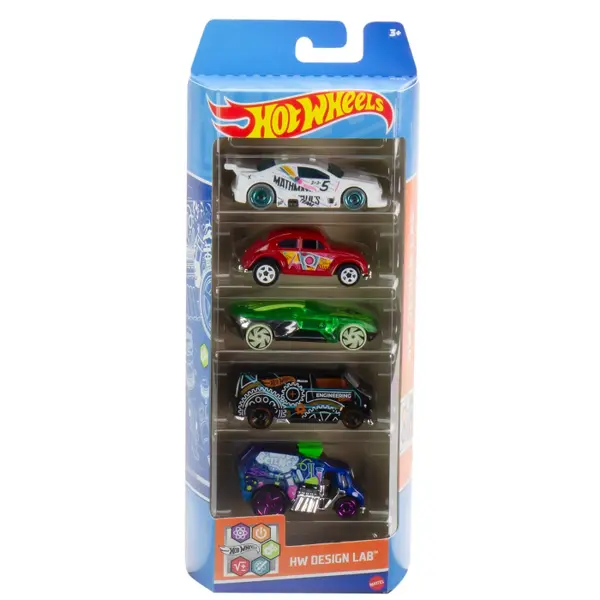 Set 5 Masini Hot Wheels Design Lab