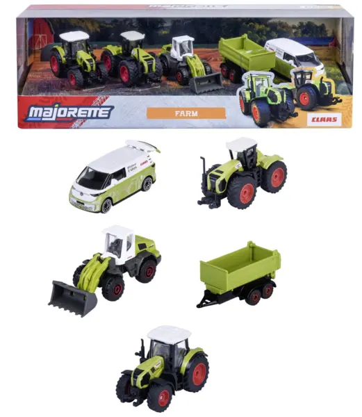 Set 5 masinute - Claas Farm | Majorette