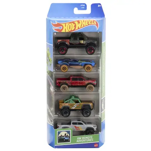 Set 5 masinute Hot Wheels - Remote Adventures