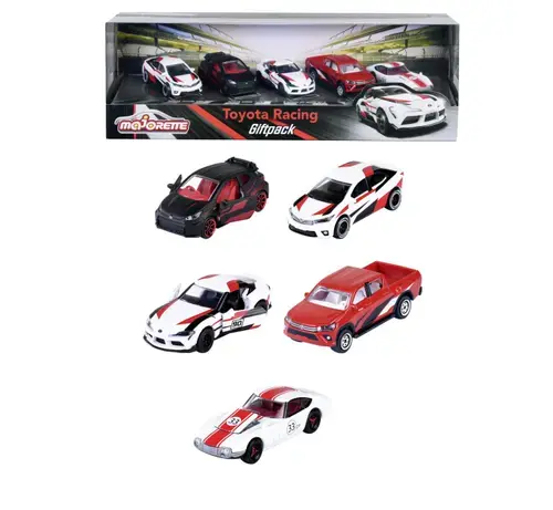 Set 5 masinute Majorette Toyota (Multicolor)