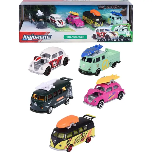 Set 5 masinute - Volkswagen | Majorette
