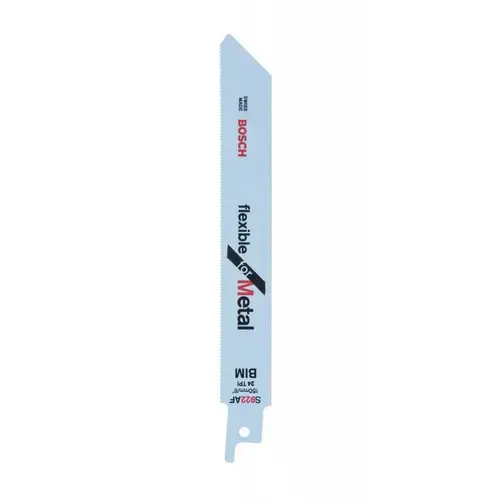 Set 5 panze de ferastrau Bosch S 922 AF pentru metal, Flexible for metal, 150 mm