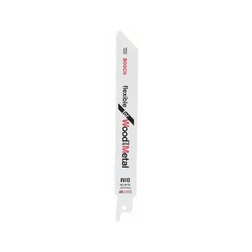 Set 5 panze de ferastrau Bosch S 922 VF sabie pentru lemn cu metal, Flexible for Wood and metal, 150 mm