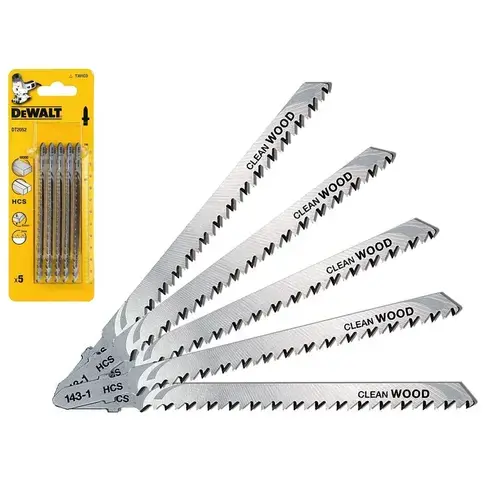 Set 5 Panze de ferastrau, DeWalt T2052-QZ, Otel, 116 mm, pas de 3 mm