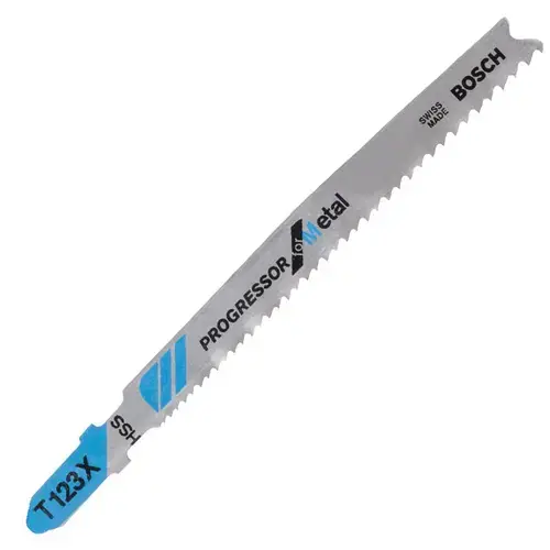 Set 5 panze pentru ferastrau vertical Bosch T 123 XF, Progressor for and Metal
