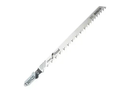 Set 5 panze pentru ferastrau vertical Bosch, T301CD, Clean for Wood