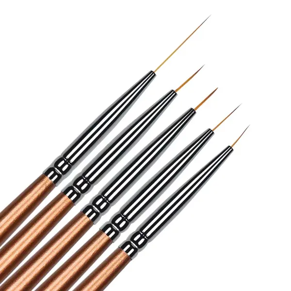Set 5 Pensule Pictura Unghii pentru linii fine LUXORISE