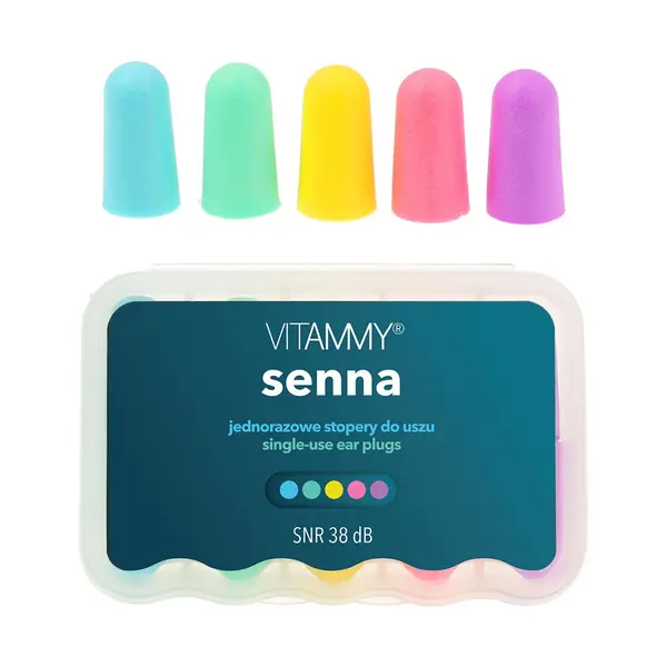 Set 5 perechi dopuri de urechi Vitammy Senna, pentru reducerea zgomotului, confortabil, eficient, Multicolor