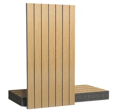 Set 5 placi de tapet autoadeziv imitatie RIFLAJ 30x60 cm lemn natural