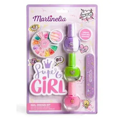 Set 5 produse pentru unghii Martinelia Super Girl