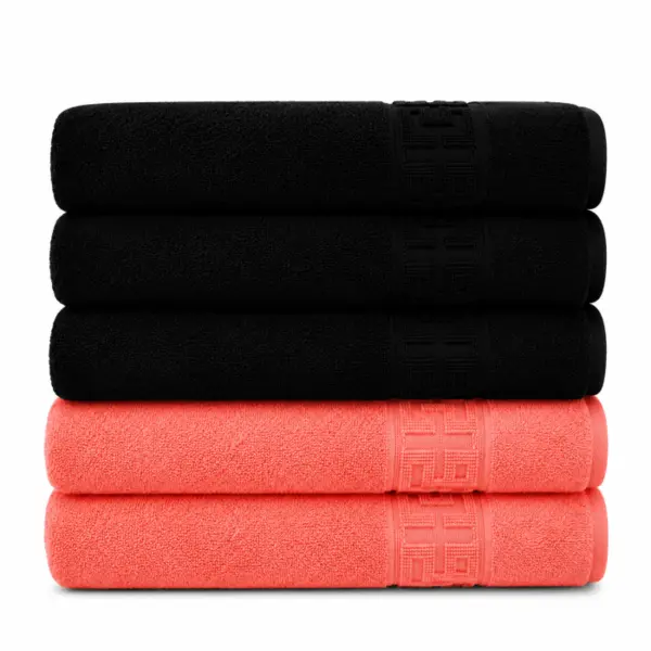 Set 5 Prosoape Premium 100% Bumbac, Moi, Pufoase si Foarte Absorbante