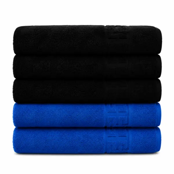 Set 5 Prosoape Premium 100% Bumbac, Moi, Pufoase si Foarte Absorbante