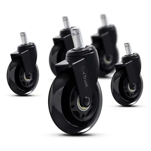 Set 5 roti pentru scaun gaming Trust GXT 702, Negru