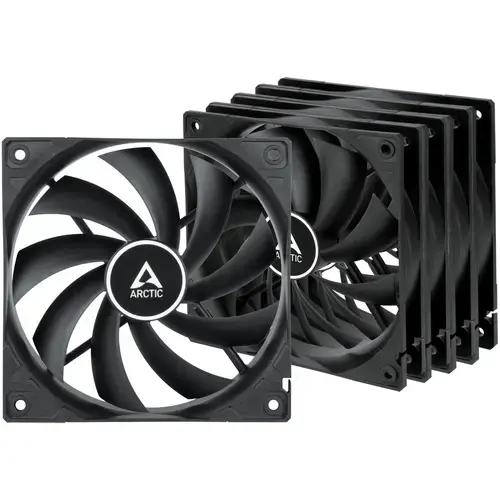 Set 5 Ventilatoare Arctic F12 PWM PST, 120mm