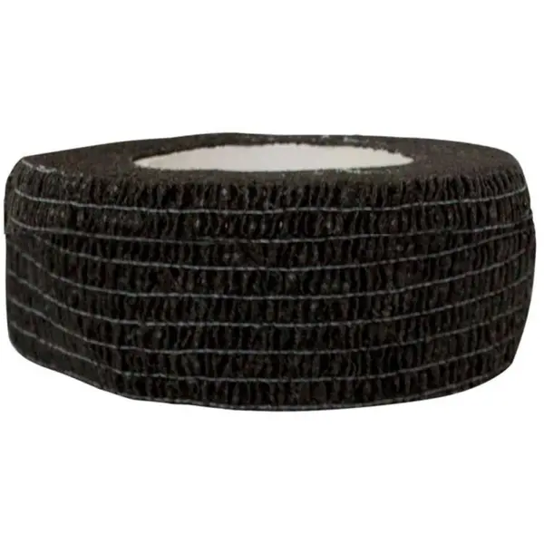 Set 5 x Bandaj Coeziv Autoadeziv, 2.5 cm x 4.5 m, Negru, Prima, 1 Rola