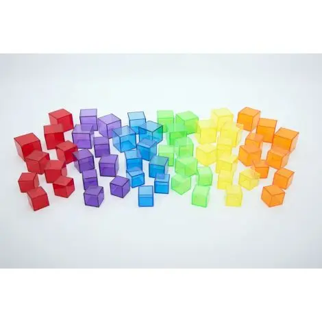 Set 54 cuburi translucide pentru mese si tablete luminoase