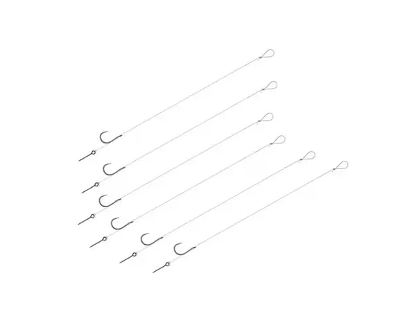 set 6 Carlige legate cu fluorocarbon Model Montura Accesorii pescuit > Nada si momeli FLR Sting SM Lungime 8cm