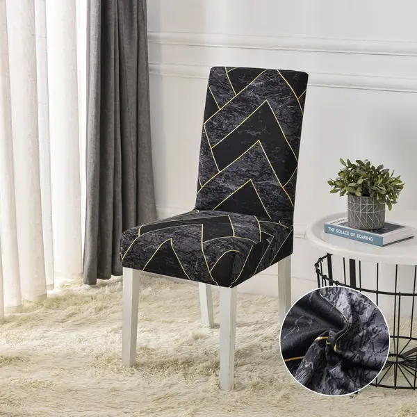 Set 6 huse universale, elastice, pentru scaun