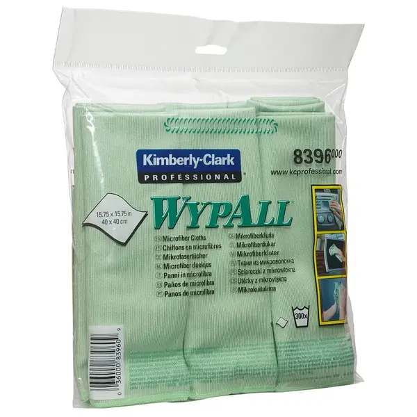 Set 6 lavete microfibra Wypall 40x 40cm diverse culori Set 6 lavete microfibra Wypall 40x 40cm verde