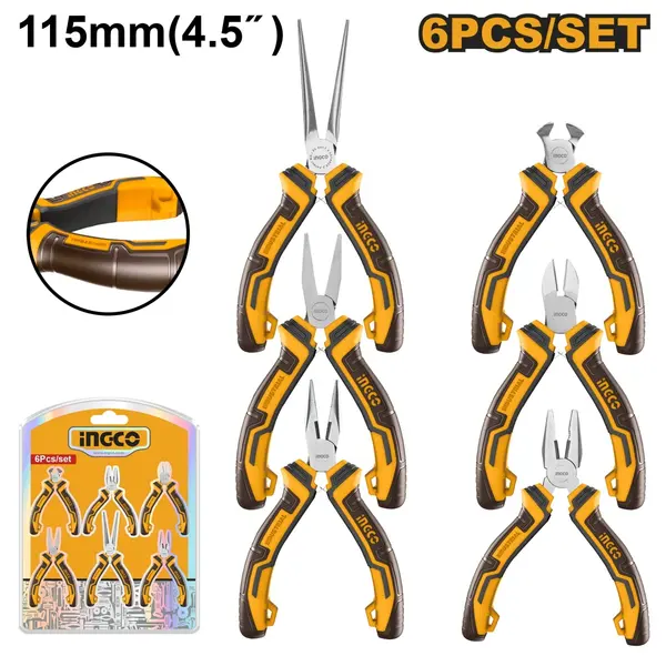 Set 6 Mini Patenti INGCO HMPS06115