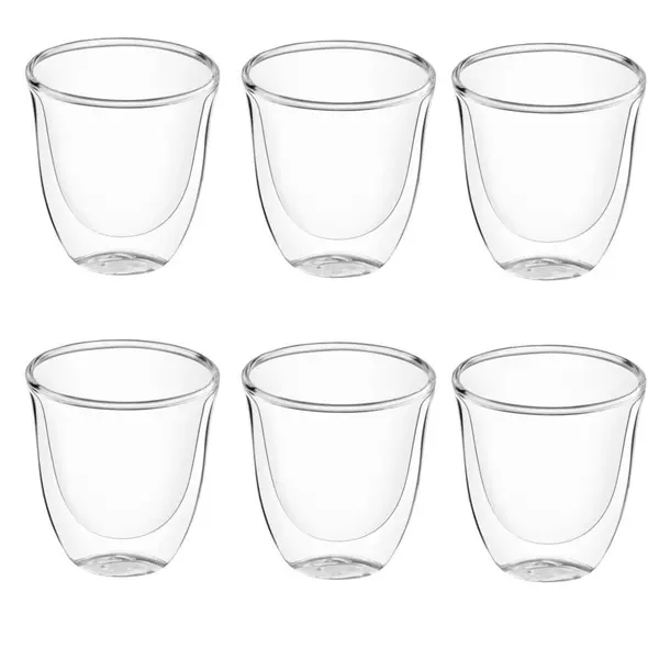 Set 6 pahare espresso De'Longhi, 60 ml