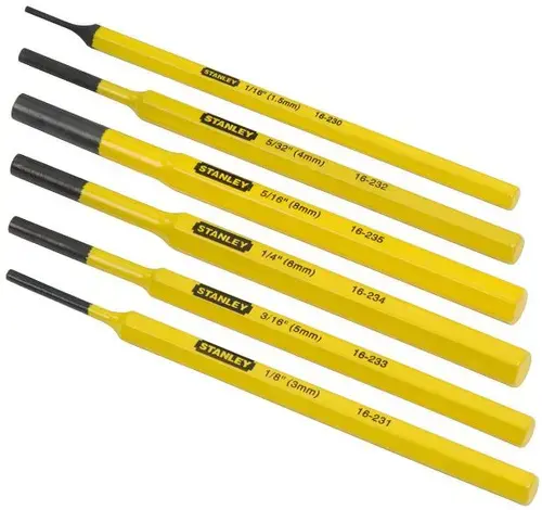 Set 6 punctatoare Stanley 4-18-226, 125 mm