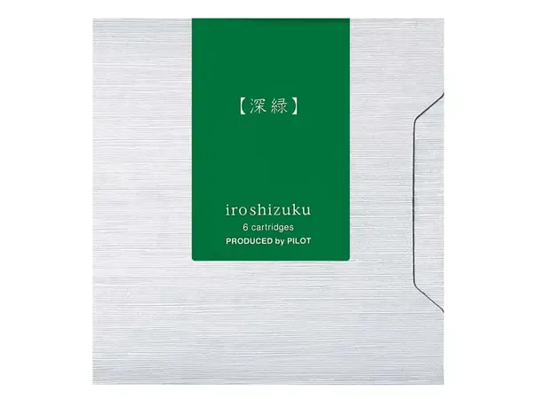 Set 6 Rezerve cerneala Pilot Iroshizuku verde Shin-Ryoku
