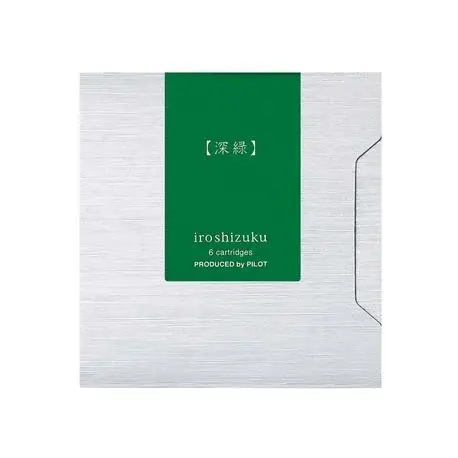 Set 6 Rezerve cerneala Pilot Iroshizuku verde Shin-Ryoku