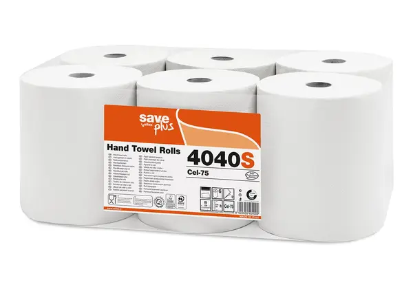 Set 6 role prosop hartie autocut Save Plus 2 straturi 130m Set 6 role prosop hartie autocut Save Plus 2 straturi 130m