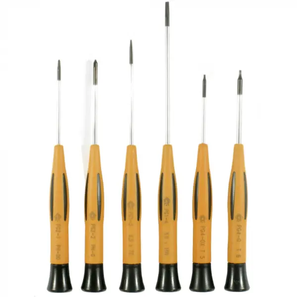 Set 6 surubelnite de precizie, Phillips, Slot si TORX, Piergiacomi KITSPT