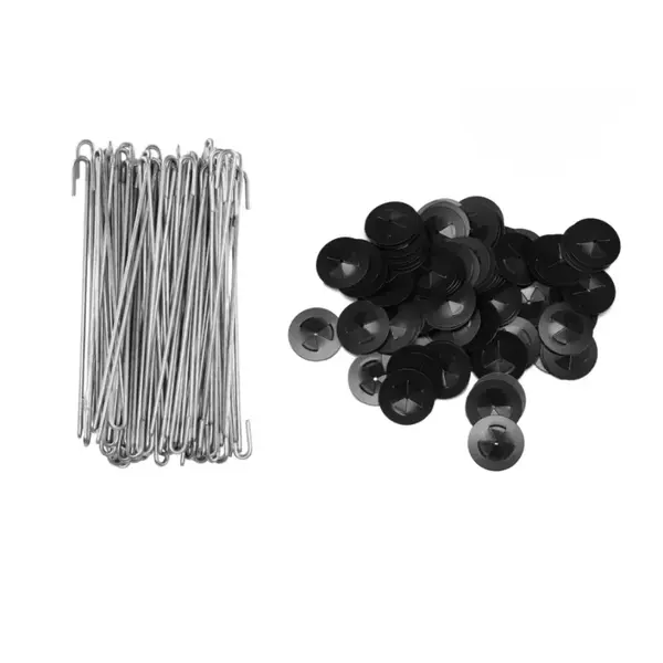 Set 70 de cârlige inox prindere plasa de protectie panouri fotovoltaice