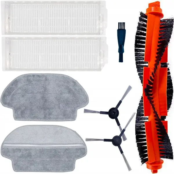 Set 8 accesorii compatibile cu Xiaomi Mi Robot Vacuum Mop Pro, Xiaomi Mijia STYJ02YM, Viomi V2, Viomi V3, Viomi V2 Pro, Viomi V3 Pro, Viomi