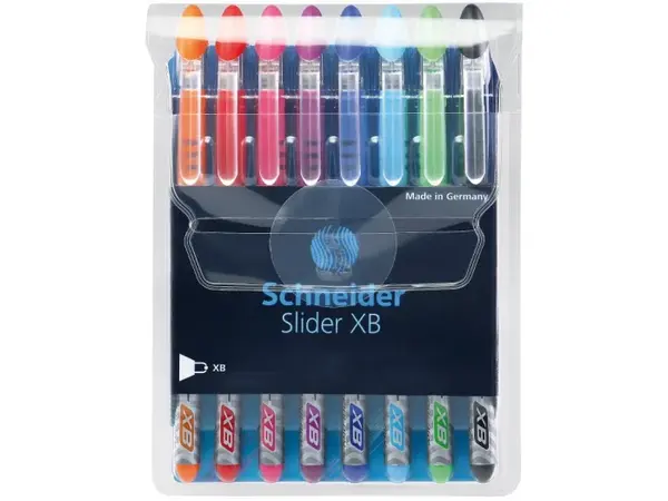 Set 8 pixuri cu mina Viscoglide,model Slider XB,8 culori