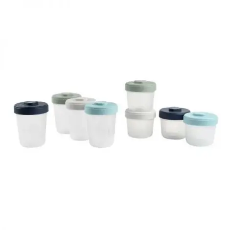 Set 8 recipiente hrana Beaba 4x150, 4x250 ml