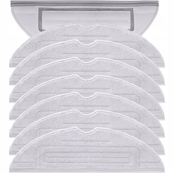 Set 8 x Lavete full mop NewEvo, compatibile cu Xiaomi RoboRock S7, S7 PLUS, S7 MAX, S7 MAXV, S70, S75, S7 Ultra, Gri