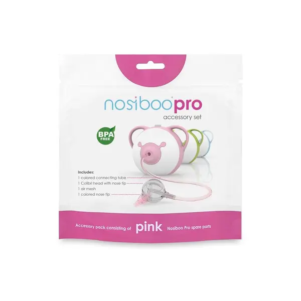 Set accesorii aspirator nazal Nosiboo Pro Pink