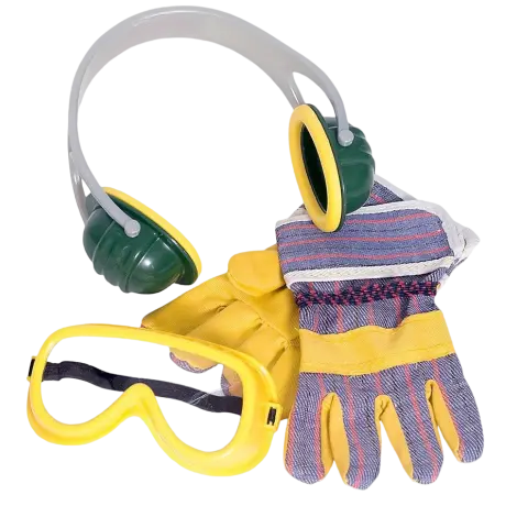 Set accesorii de jucarie Bosch, Manusi, ochelari si casti, 8535 Theo Klein