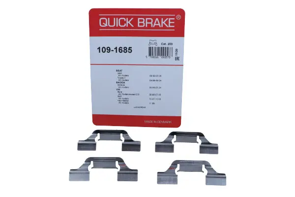 Set accesorii, placute frana QUICK BRAKE 109-1685