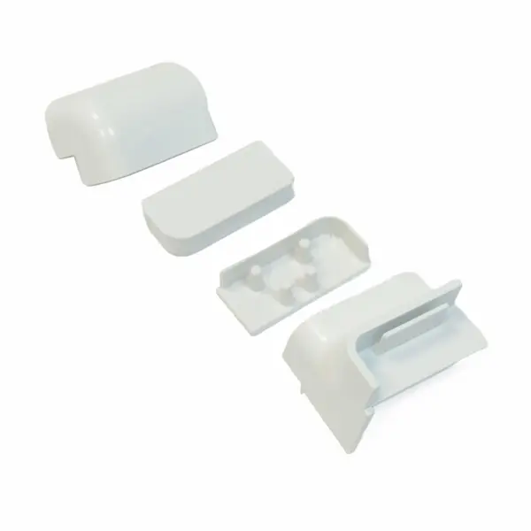 Set Accesorii Verticale Inaltator Blat Rectangular, Finisaj Alb