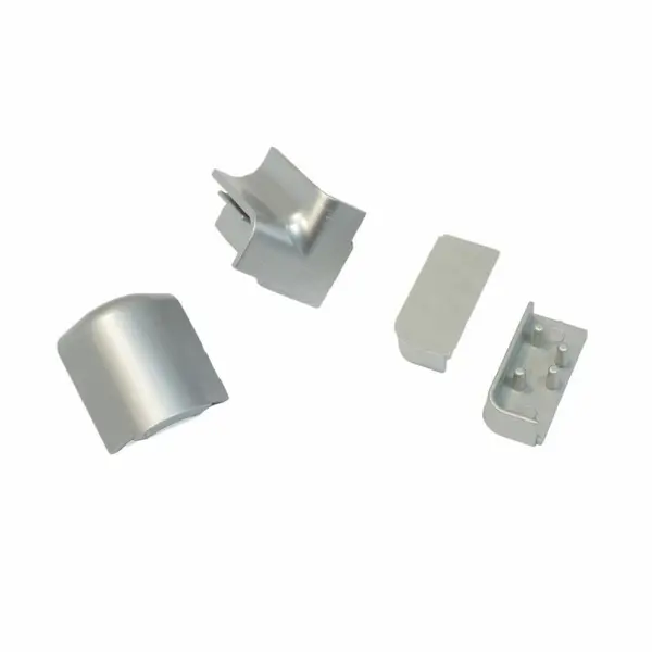 Set Accesorii Verticale Inaltator Blat Rectangular, Finisaj Aluminiu